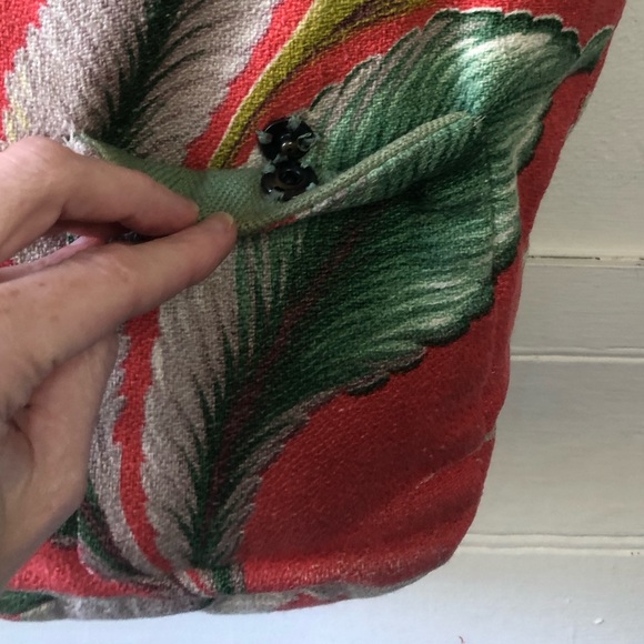 SylvieBags Patchwork Vintage Barkcloth Tapestry Cloth Shoulder Bag Purse OOAK - Picture 9 of 17